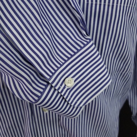 BROOKS BROTHERS Mens Long Sleeve Button Front Sz17 - Picture 6 of 8